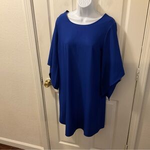 Elegant Blue Midi Dress